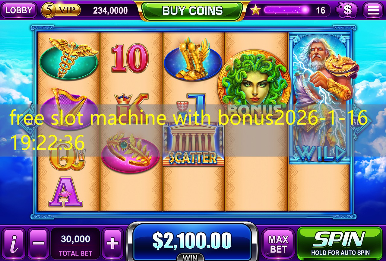 free slot machine with bonus