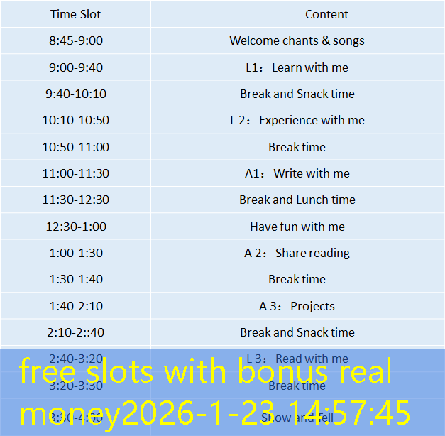 free slots with bonus real money